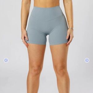 PARAGON Women's Athletic Shorts in Light Blue.